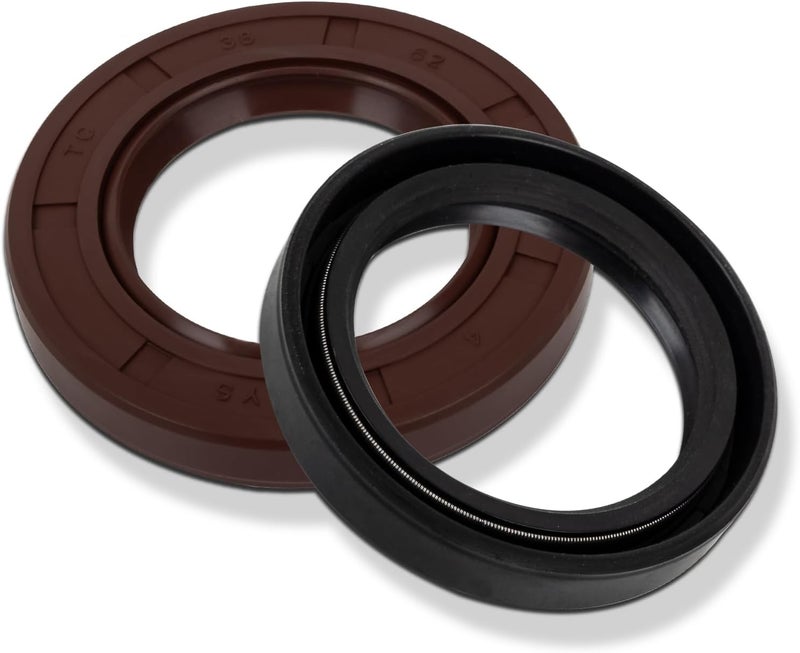 Keycci Store 92049-7028 (Lower) & 92049-7010(Upper) Engine Oil Seal Kit Compatible with Kawasaki FH531V FH541V FR, FS, FX Series, Bottom Crank Lower Oil Seal for 4 Stroke Engine - Image 1